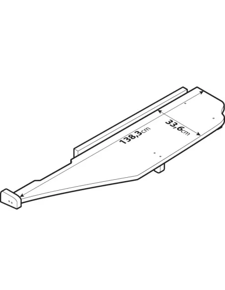 Mesa Cabina Central + Pasajero  Mercedes Actros (09/07-)