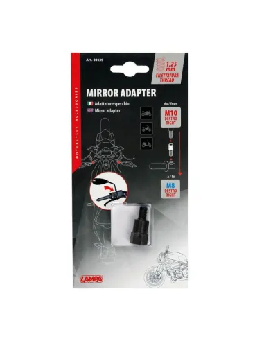 Adaptador Espejo 10 Mm Derecho