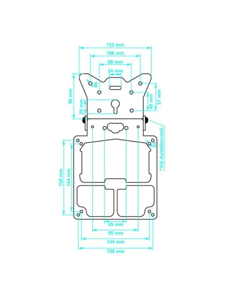 Soporte Matricula "Xtreme" Aluminio