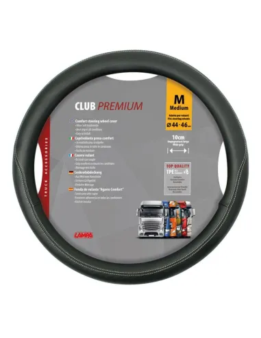 Funda Volante Club Premium Negro 44-46 Cm