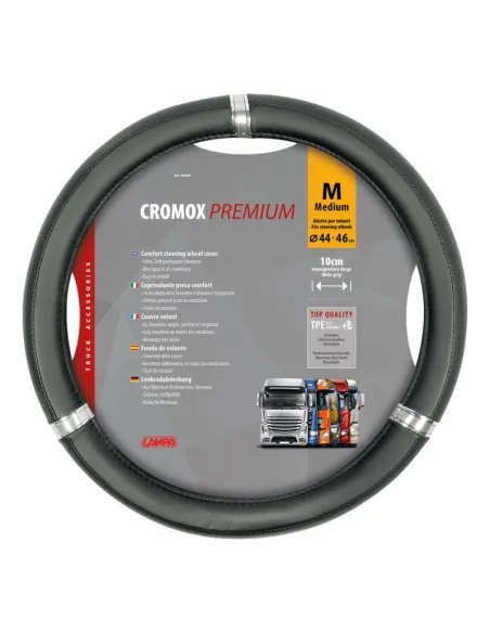 Funda Volante Cromox Premium Negro 44-46 Cm