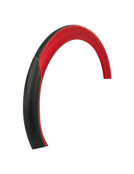 Funda Volante Club Premium Negro Rojo 44-46 Cm