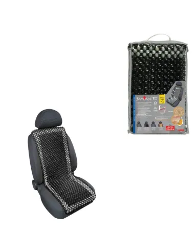 Respaldo Asiento Bolas Madera "Samurai" Gris