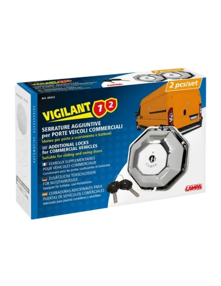 Kit Dos Cerraduras Adicionales Para Puertas De Vehiculos (2 Llaves Incluidas)