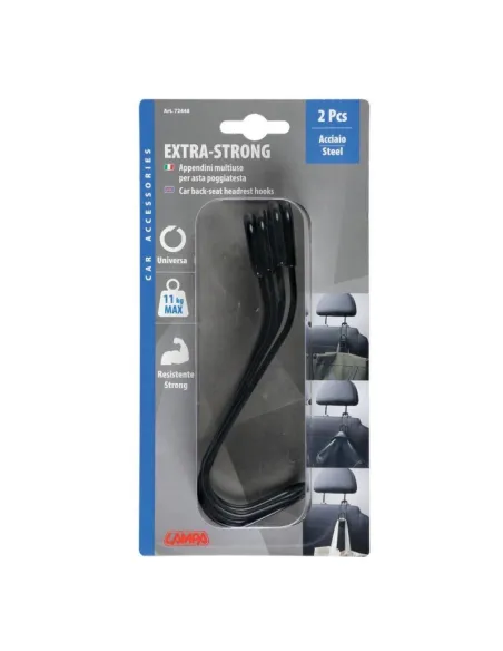 Ganchos Multiusos Para Fijacion En Reposacabezas (2 Unidades)