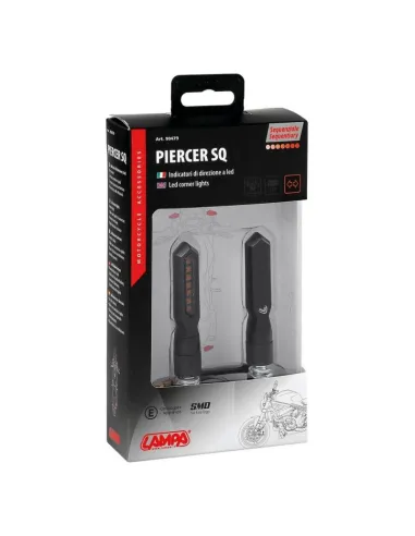 Intermitente Secuenciales 12V Negro