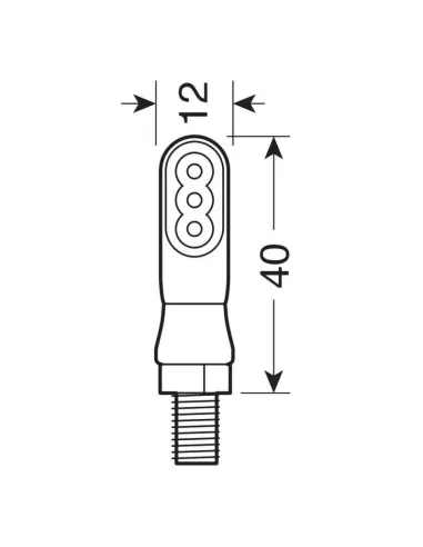 Indicadores De Led 12V 35X18