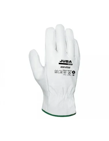 Guante Juba Driver Extra Flor Vacuno Gris Talla 11