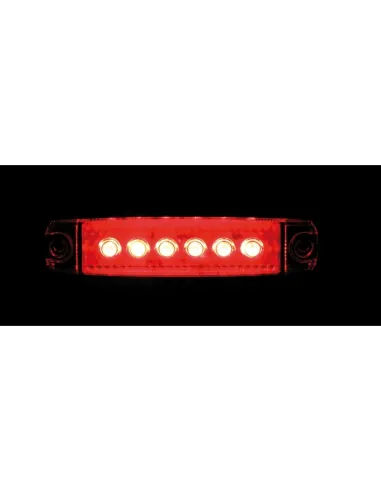 Luz De Galibo 6 Led Con 12/24 V Rojo