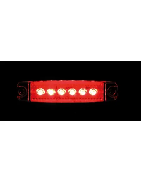 Luz De Galibo 6 Led Con 12/24 V Rojo