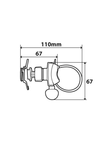 Soporte Para Funda Opti-Line Para Manillar