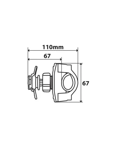 Fijacion Para Manillar Opti-Line   16 A 32 Mm