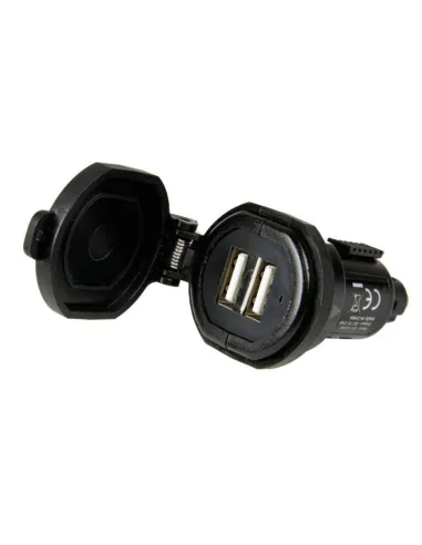 Cargador De Bateria  Din 2 Usb 12/32V 2700Ma...