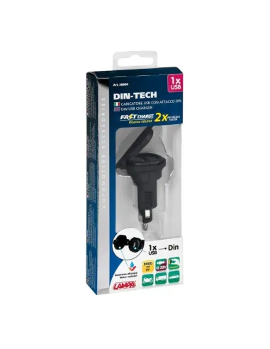 Cargador De Bateria Din Usb 12/32V 2400Ma...