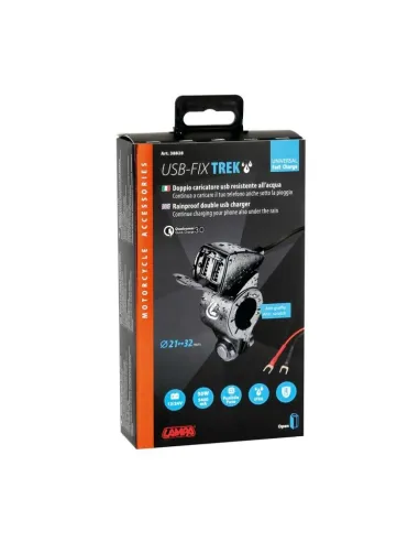 Cargador Doble Usb 12/24V 5400Ma Resistente Agua