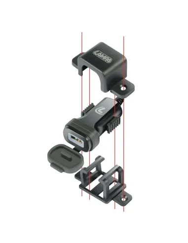 Cargador Usb 12/24V 2400 Ma Con Fijacion Con...