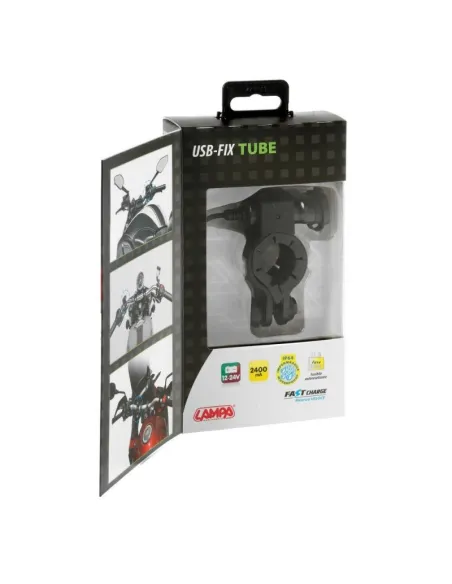 Cargador Usb 12/24V 3000Ma Con Fijacion En Manillar