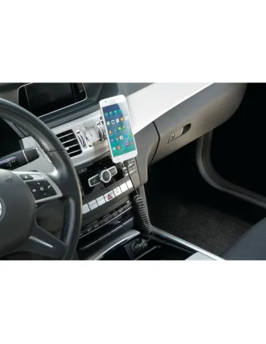 Cable En Espiral Usb/Micro Usb 100Cm Negro