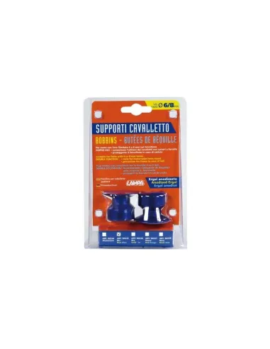 Soporte Caballete 6/8Mm Azul Kit