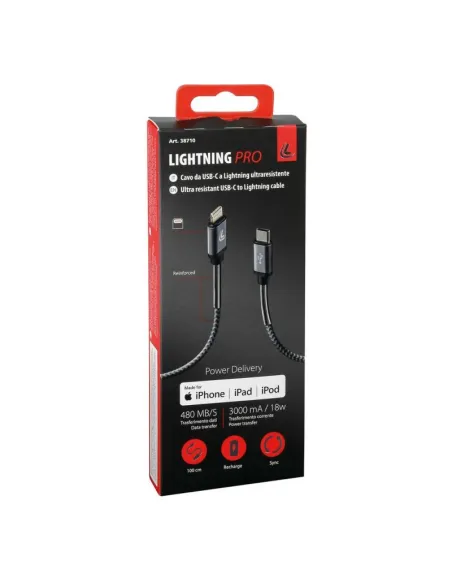 Cable Usb Tipo C- Iphone Lightning 100Cm