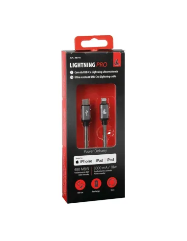 Cable Usb Tipo C- Iphone Lightning 100Cm