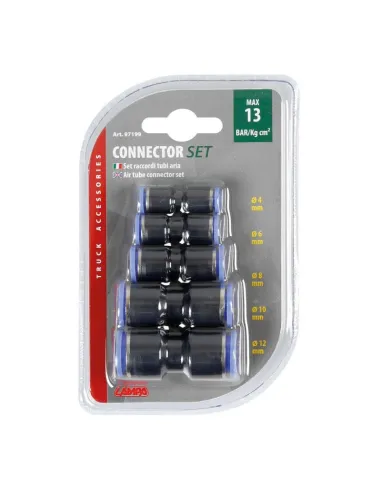 Conector De Aire  4, 6, 8, 10, 12 Mm (5 Unidades)