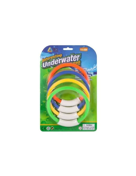 Aros Colores Jugar Bajo El Agua