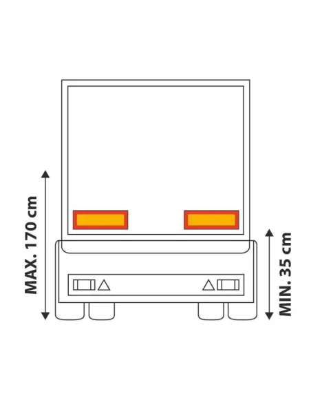 Paneles Catadioptricos Remolque ( 2 Unidades)