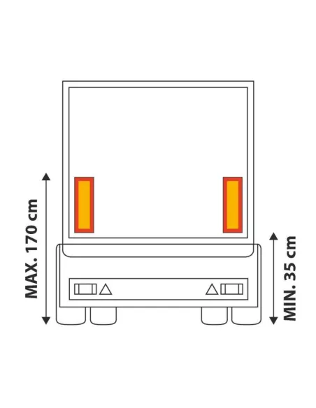 Paneles Catadioptricos Remolque ( 2 Unidades)