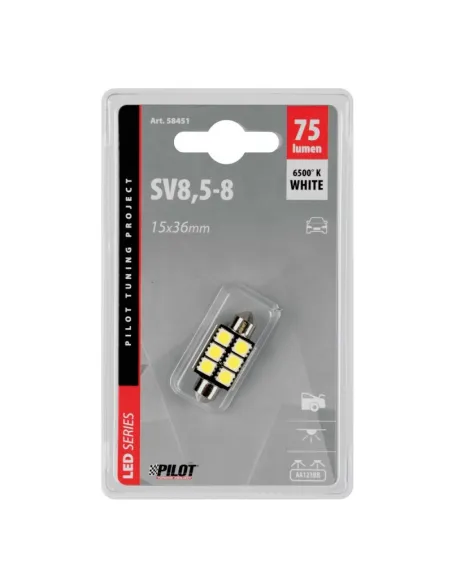 Lampara "Hyper-Led" 16X35Mm.6Smd(18Chips)
