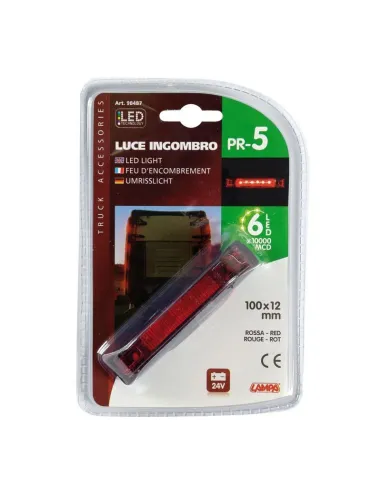 Luz Ab3 6 Led 24V Roja