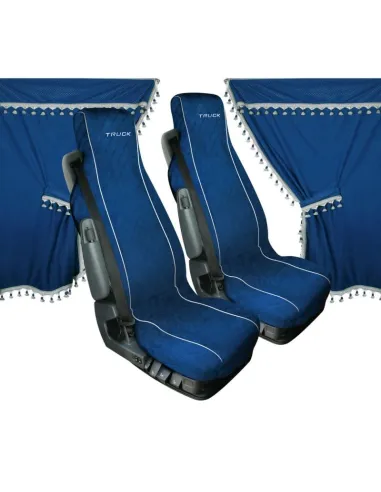 Cortinas Y Fundas De Asiento Para Camion Azul Melissa