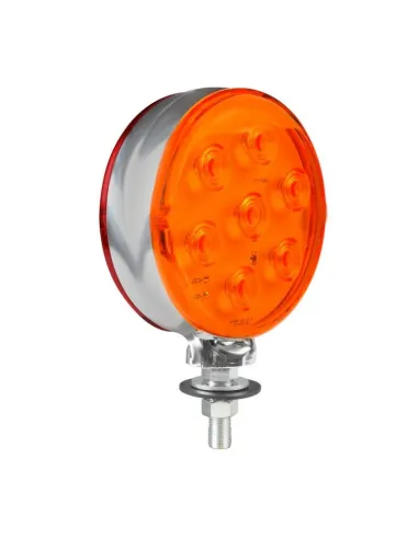 Luz De Galibo 14 Led 12/24V Doble Funcion Homologada Naranja /Roj