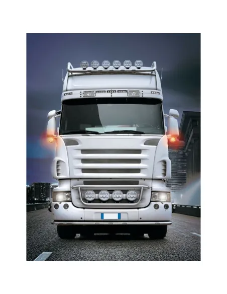 Luz De Galibo 14 Led 12/24V Doble Funcion Homologada Naranja /Roj