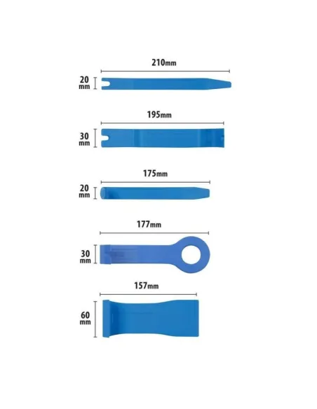 Kit Desmontables Profesional Interior Coche (5 Unidades)