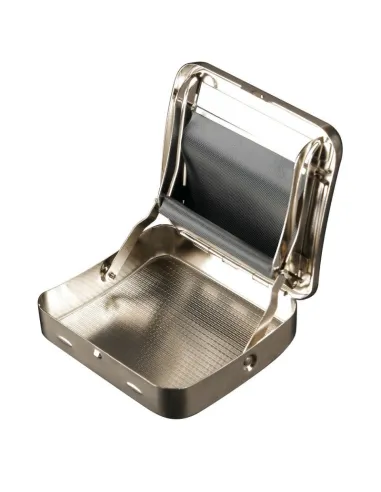 Caja Metálica + Enrollador De Cigarrillos