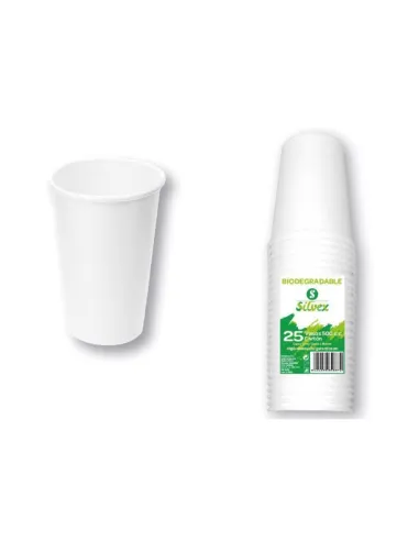 Vaso Biodegradable De Carton 500Ccx25 Uds