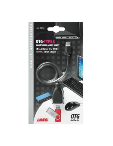 Cable Otg Usb Y Usb Tipo C 20 Cm