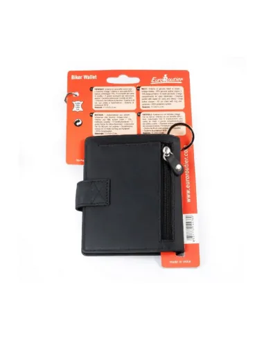 Cartera Corta Negra Con Cadena