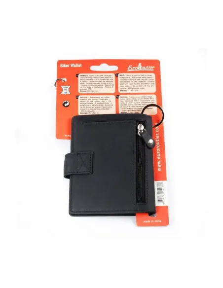 Cartera Corta Negra Con Cadena