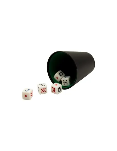 Juego De Dados De Poker Con Cubilete
