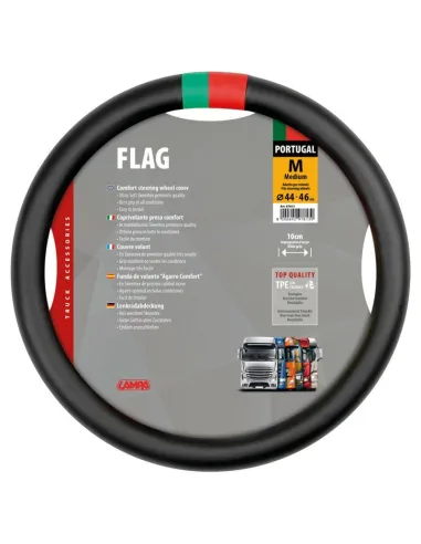 Funda De Volante Bandera De Portugal M 44/46 Cm