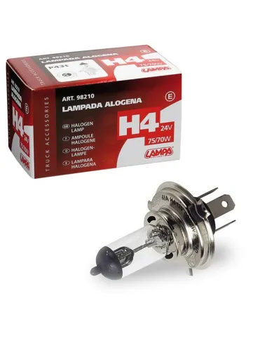 Lampara H4 24V 75/70W P43T Homologacion E (Caja 1 Unidad)