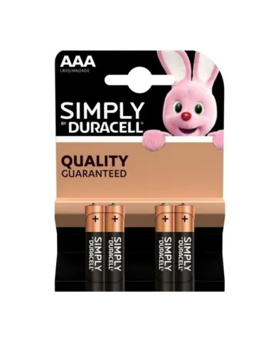 Pila Alcalina Lr-3 Duracell Simply Mn2400 4Uds