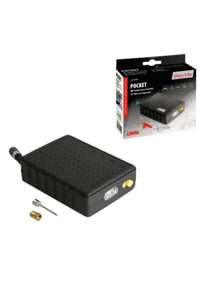 Compresor Portatil Con Linterna Led