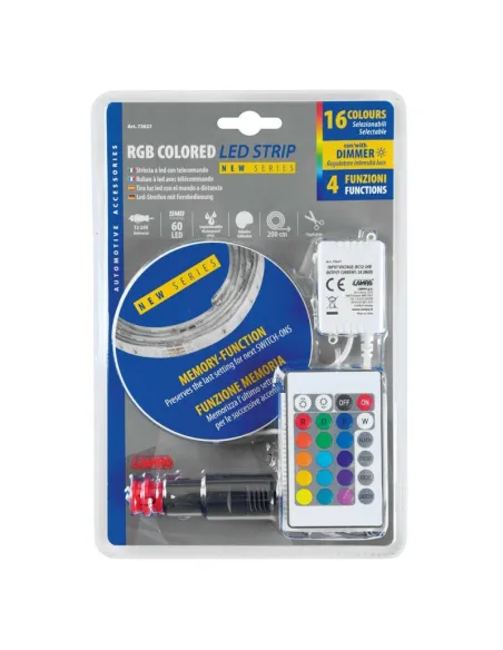 Tira 60 Led 12/24V  200 Cm Colores