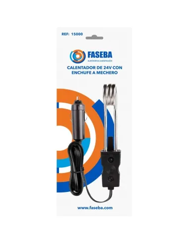 Calentador Faseba 24V Con Enchufe A Mechero