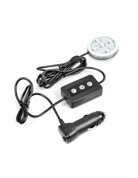 Base Luminosa Led Para Ambientador Trucky 12/24V 7 Colores Con Atenuador