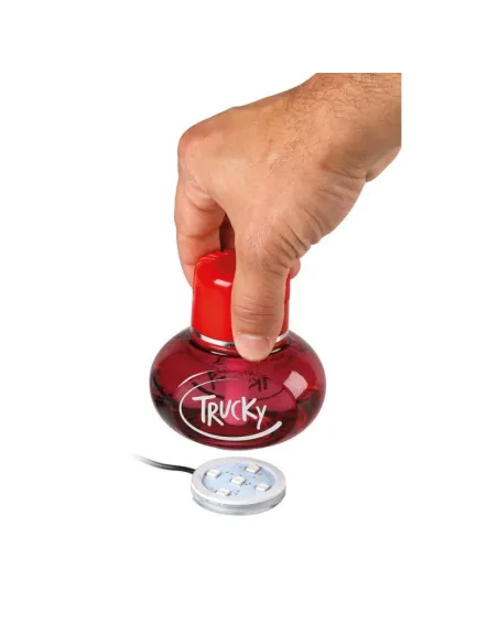 Base Luminosa Led Para Ambientador Trucky 12/24V 7 Colores Con Atenuador