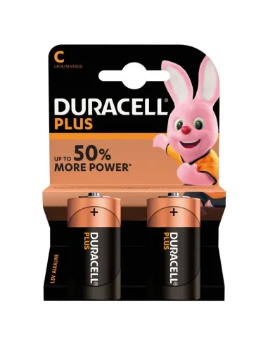 Pila Alcalina Lr-14 Duracell Plus 2Uds